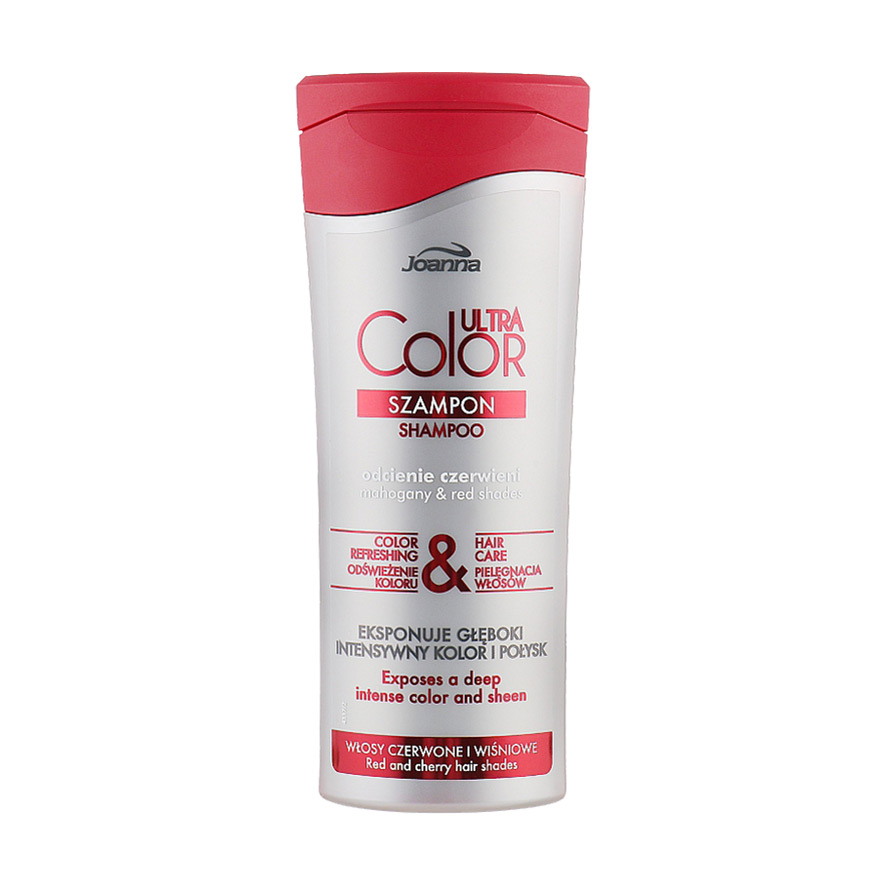 Шампунь Joanna Ultra Color System Shampoo для підтримки кольору рудого та коричневого волосся, 200 мл